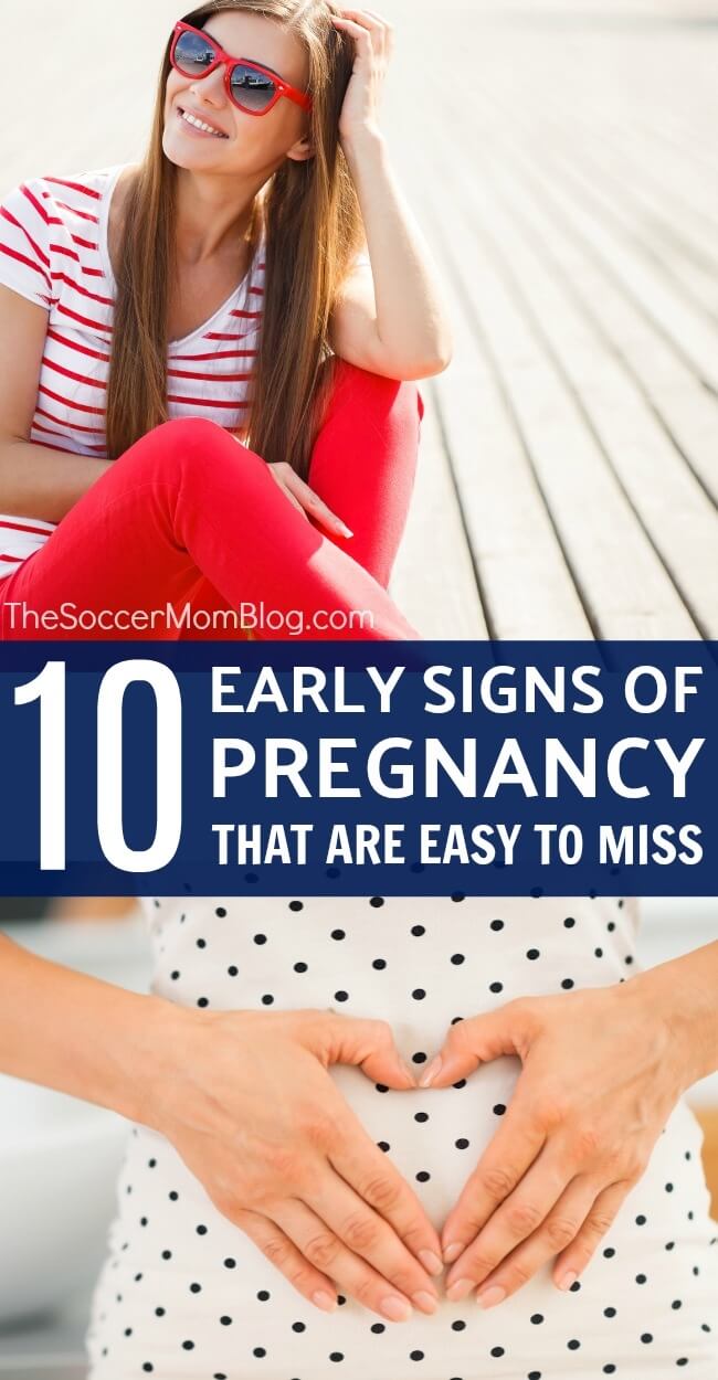 Looking for signs you are pregnant? Keep reading for 10 early pregnancy symptoms you may experience before your first missed period — from a mom of 3.
