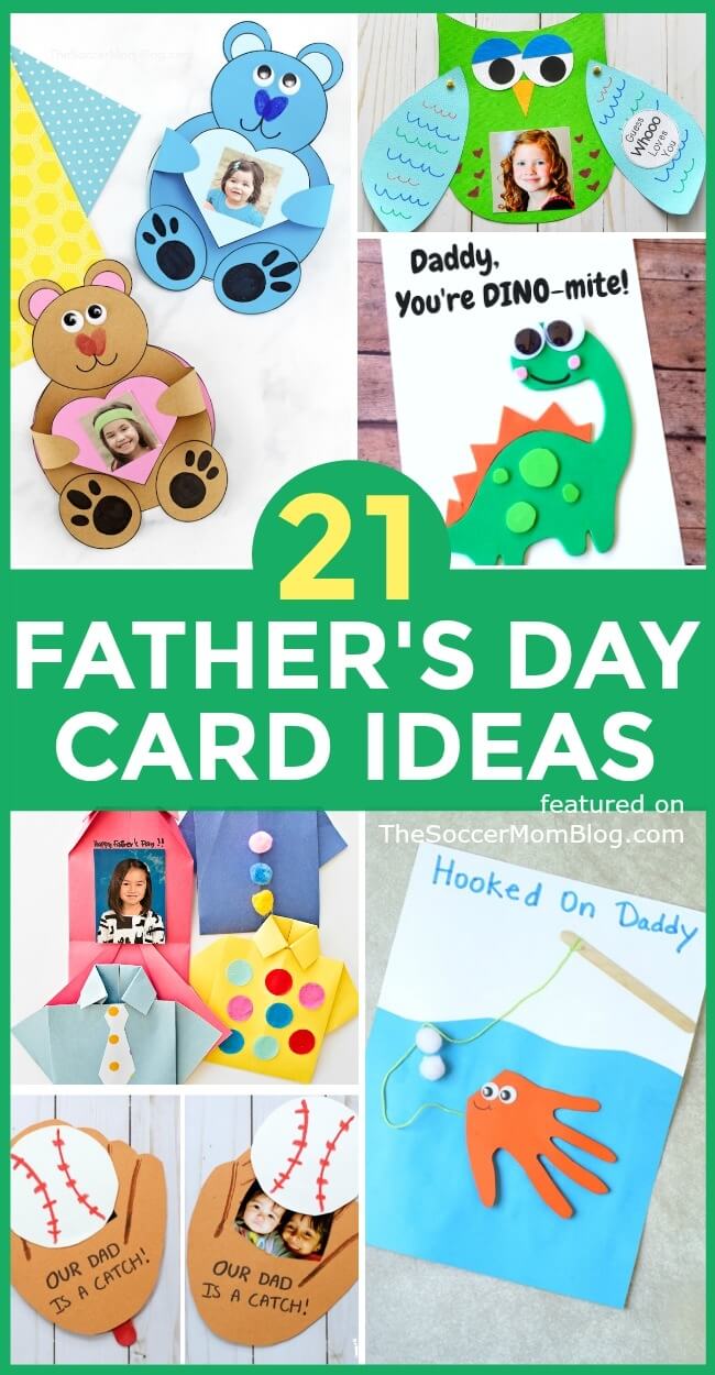 More than 20 adorable Father's Day Card ideas, homemade crafts and gifts that kids can make and personalize just for dad!