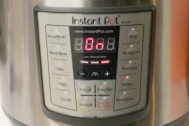 Instant Pot buttons