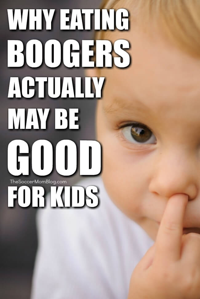 If you've caught your kids eating boogers from time to time, you might wonder: are boogers good for you? Here's what the experts have to say...