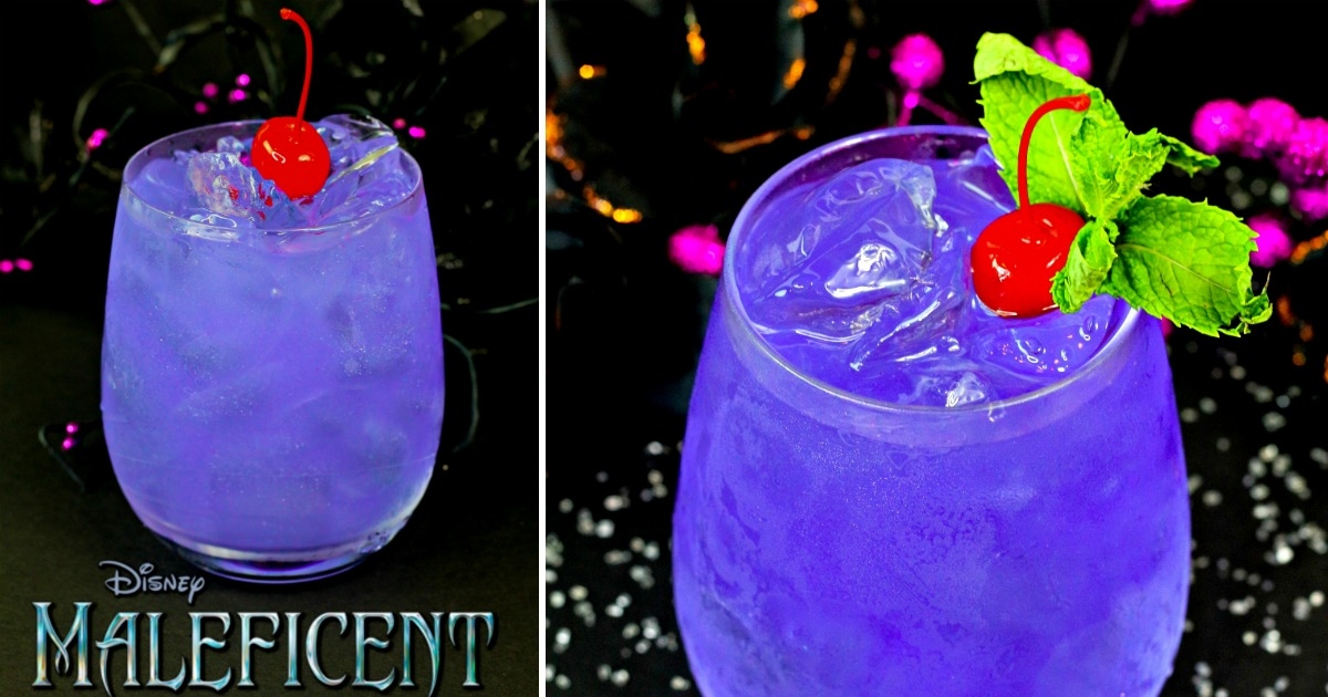 Even though it's inspired by a vengeful fairy, this beautiful shimmering Maleficent Halloween Cocktail is anything but scary! Our delicious purple Maleficent drink is a show-stopper and guaranteed to be the hit of any party!