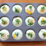 How to make Keto egg muffins with 2 ingredients for breakfast