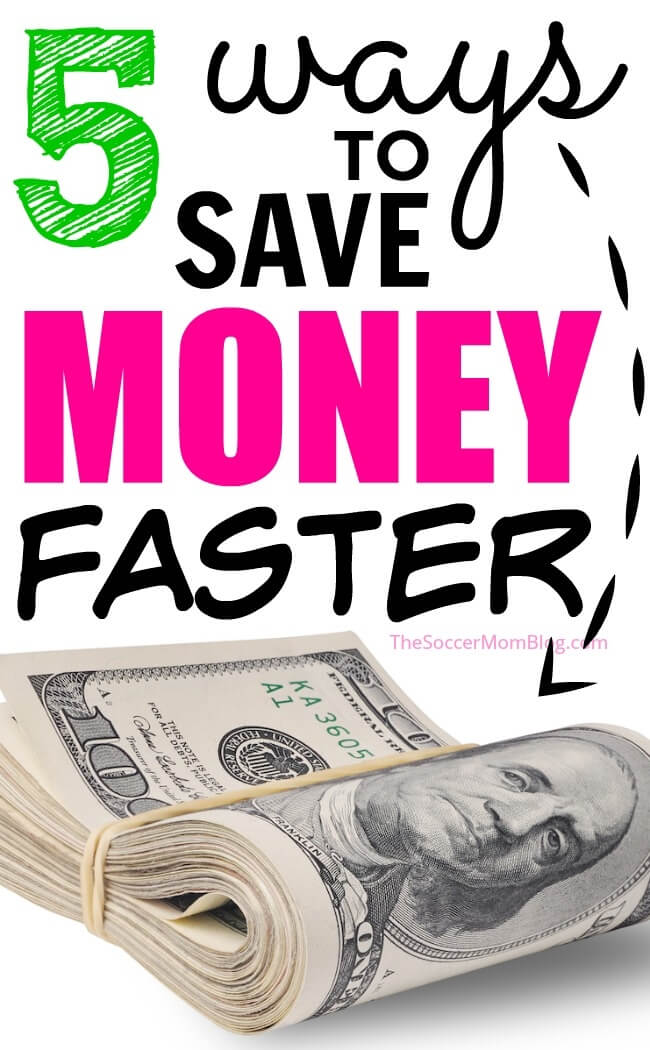 No gimmicks! 5 tried and true ways to save money fast and meet your savings goals.